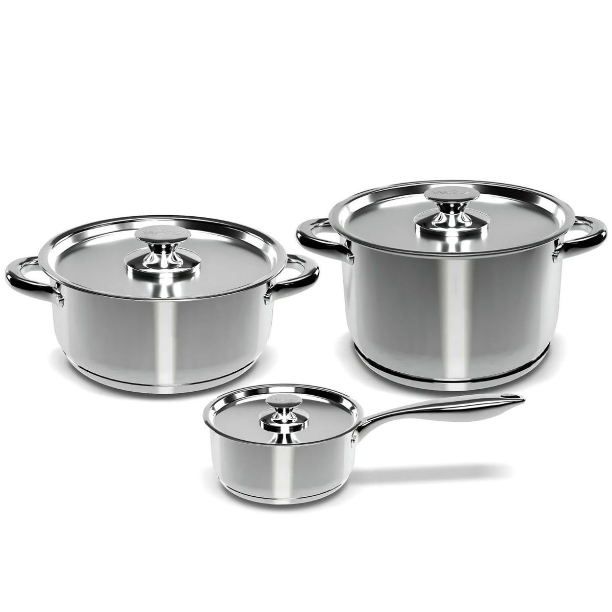 Bateria Cocina Wens 6 Piezas Acero Inoxidable Cocina 430-6SS
