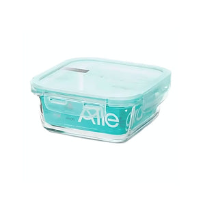 Contenedor Alimentos Hermetico Cuadrado 740ml Vidrio Allegra