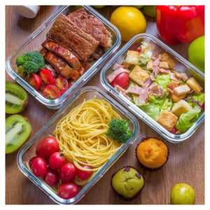 Set 36 Contenedores Hermetico Rectangular 600mL Allegra