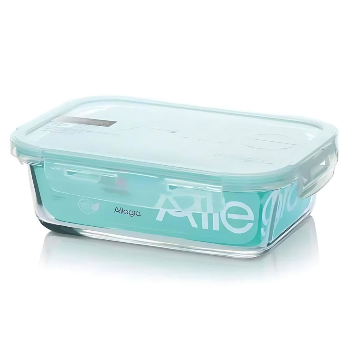 Contenedor Alimentos Hermetico Rectangular 1500ml Allegra