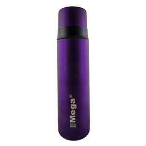 Termo Mega Slim IV 1L Acero Inoxidable Te Cafe Outdoor Morado