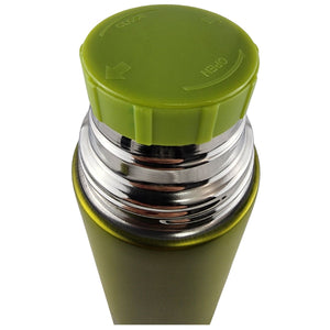 Termo Mega Slim IV 1L Acero Inoxidable Te Cafe Outdoor Verde