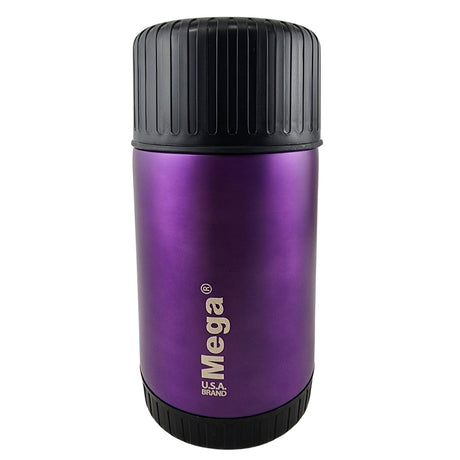 Termo Mega Magnum 750mL Comidas Metalico Acero Inoxidable Morado