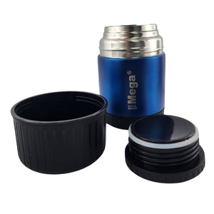 Termo Mega Magnum 500mL Comidas Metalico Acero Inoxidable Azul