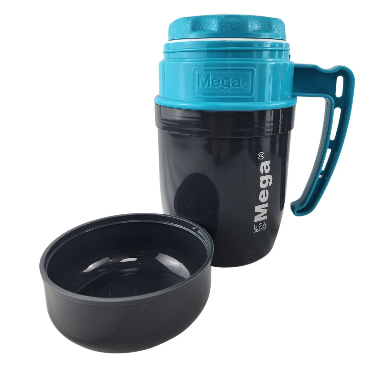 Termo New Mega 430mL Comida Caliente Boca Ancha Colores Celeste