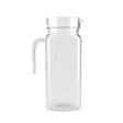 Jarra Vidrio Modelo Rivoli Allegra 1100mL Tapa Blanca Jugos Refrescante | Disparo.cl