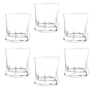 Display 6 Vasos Bajos Modelo Vivaldi 250Ml Para Tragos Agua. Disfruta de elegancia en cada bebida. ¡Adquiere este set y mejora tus momentos!-1