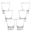Set X6 Vasos Bajos De Vidrio 347ml Modelo London Elegancia y versatilidad para tus bebidas. ¡Haz tu pedido y disfruta de cada sorbo!-1