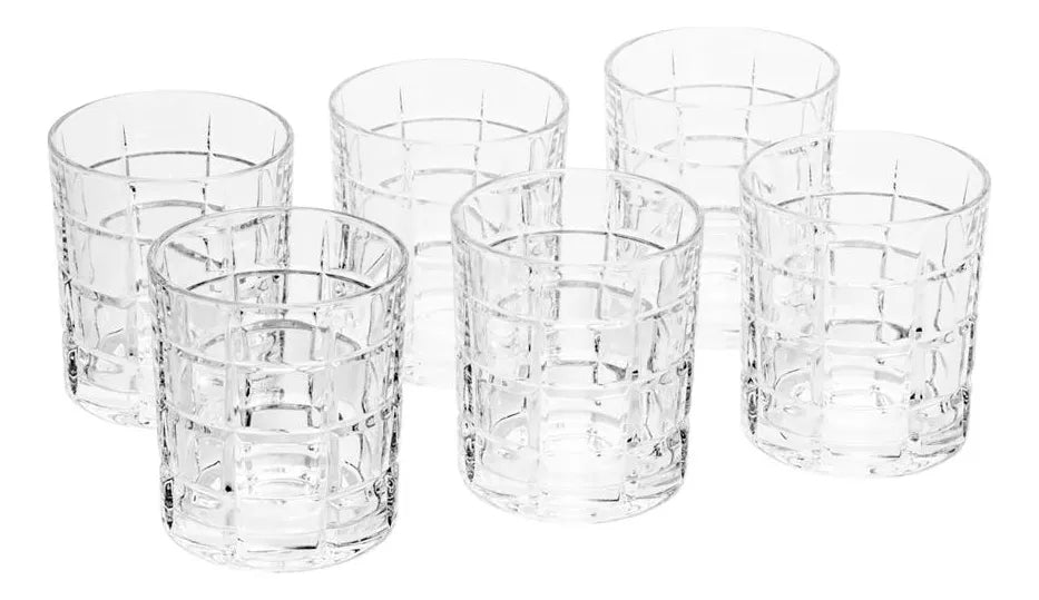 Set De 6 Vasos Bajos 350Cc Modelo Glasglow Jugos Bebidas. Disfruta de bebidas con estilo y elegancia. ¡Haz tu pedido y mejora tu experiencia de bebida!-1