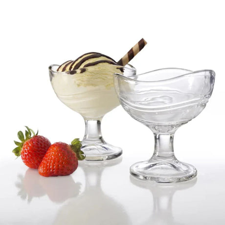 Pack de 4 copas para postres modelo Florencia, perfectas para servir helados con estilo. ¡Haz tus postres irresistibles, compra hoy!-2