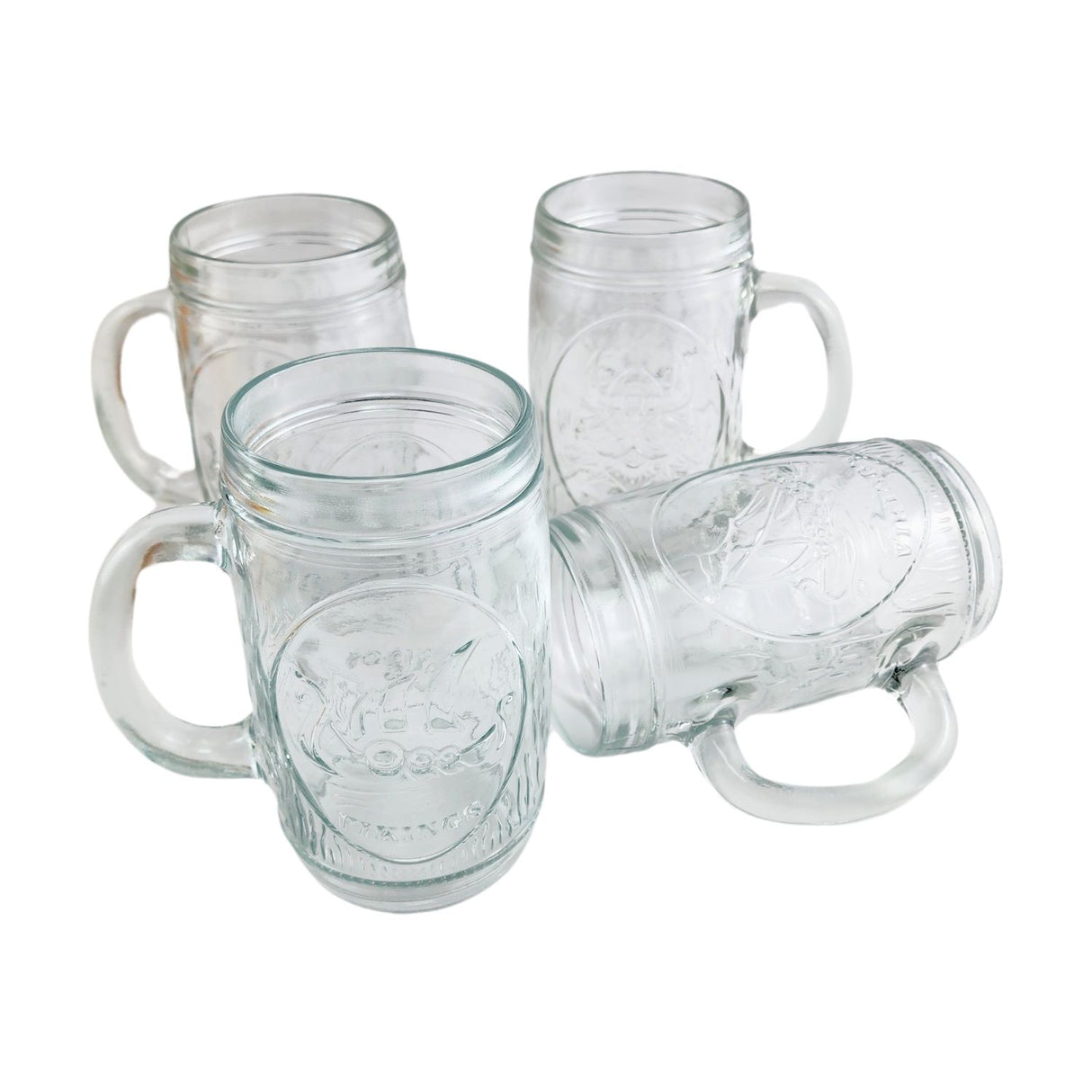 Set 4 Vasos Shop Modelo Vikings De 480mL Vaso Shopero Tragos Disfruta de tus bebidas con estilo y durabilidad. ¡Haz tu pedido ahora y mejora tu cristalería!-4