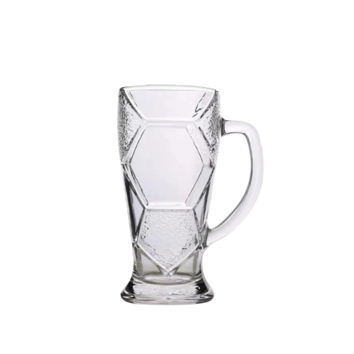 Set de 2 vasos shoperos Ziel de vidrio resistente, 600 ml, diseño elegante, ideales para disfrutar cerveza en reuniones.-1-3-1-1