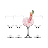 Set de 4 copas de gin tonic de vidrio transparente, 653 ml, diseño elegante y resistente, ideales para cócteles en eventos y reuniones.-3