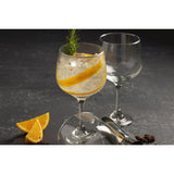 Set de 4 copas de gin tonic de vidrio transparente, 653 ml, diseño elegante y resistente, ideales para cócteles en eventos y reuniones.-5