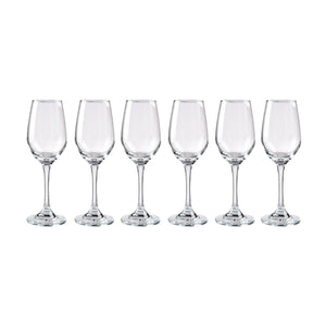 Set 6 Copas Brunello Flute Cristar 237cc Tragos Celebracion-4