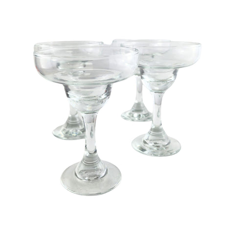Set de 4 copas para margarita de vidrio elegante y resistente. Perfectas para cócteles y postres. ¡Compra hoy y eleva tu coctelería!-1-1-1