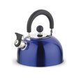 Tetera Sicilia azul de acero de 2500ml, ergonómica y resistente, perfecta para preparar té en grandes cantidades.-1-1-1-1