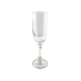 Set de 6 copas de champagne Versalles, vidrio transparente de 183mL, diseño elegante y resistente, aptas para lavavajillas y uso exterior.-1