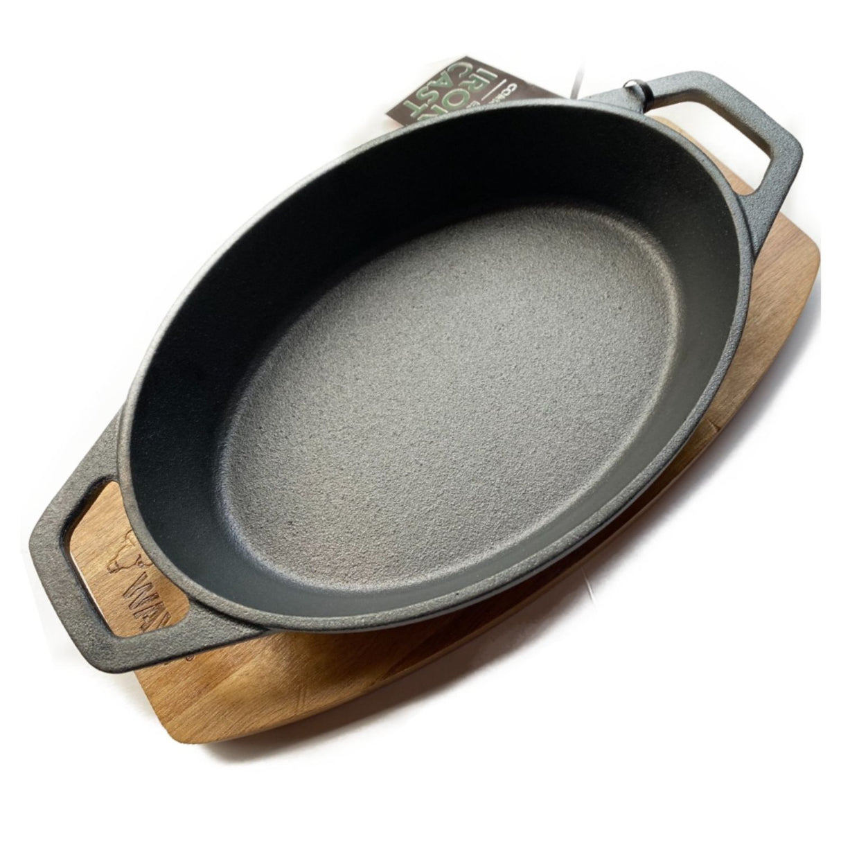 Cacerola 24cm Wayu Iron Cast Base Madera Cocina Acero Cocina eficiente y uniforme con esta cacerola. ¡Descubre su versatilidad y mejora tus platillos!-3