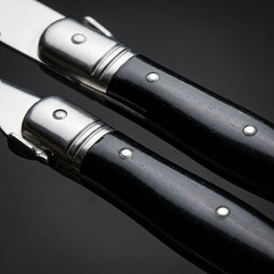 Set Cubiertos 8 Piezas Black Wayu Tenedores Cuchillos