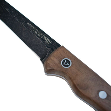 Cuchillo Utiliy Wayu Con Funda Rustic Colecction Cocina Disfruta cortes precisos y cómodos en tu cocina. ¡Haz tu pedido y mejora tu experiencia culinaria!-2