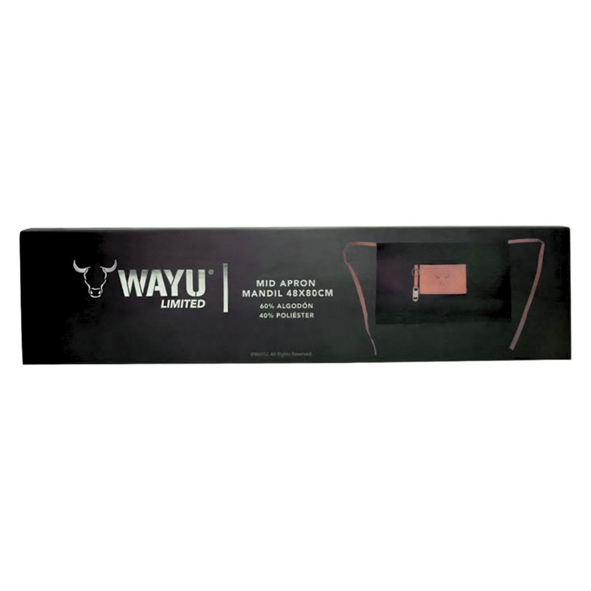 Mandil Ajustable Con Destapador 48x80cm Wayu Parrilla Cocina BBQ. Protege tu ropa y abre tus bebidas fácilmente. ¡Compra ahora y cocina con estilo!-4