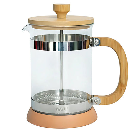 Prensa Francesa de 800mL Wayu Elegancia y Sabor en Cada Taza Disfruta de un café delicioso y aromático en casa. ¡Prepara tu bebida favorita ahora!-1