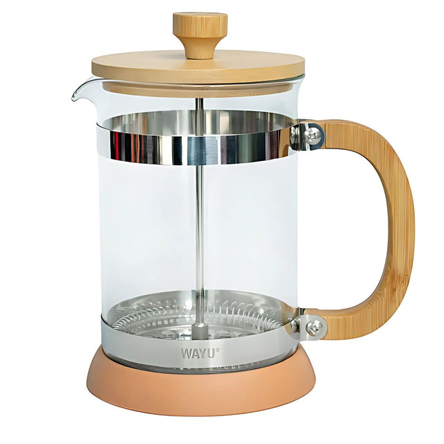 Prensa Francesa de 800mL Wayu Elegancia y Sabor en Cada Taza Disfruta de un café delicioso y aromático en casa. ¡Prepara tu bebida favorita ahora!-1
