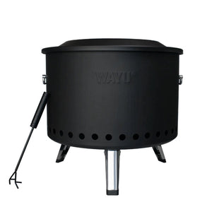 Fogon Brasero Doble Combustion 55cm Wayu Asado Parrilla