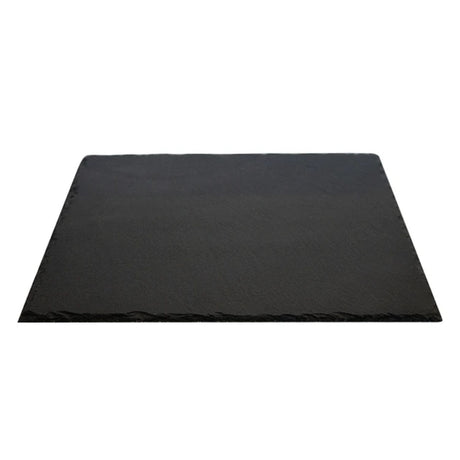 Plato Cuadrado de Piedra Pizarra 25cm Wayu Elegancia y Alta Durabilidad. Disfruta de su sofisticación y resistencia. ¡Haz tu compra ahora y transforma tu mesa!-1
