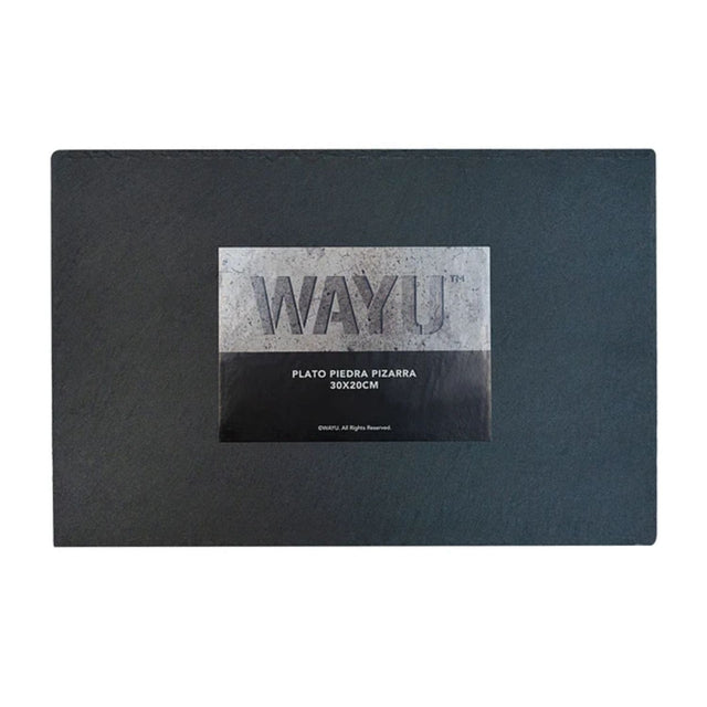 Plato Rectangular de Piedra Pizarra de 30cm Elegancia y Alta Durabilidad Disfruta de su diseño elegante y funcionalidad versátil. ¡Haz tu compra ahora!-4