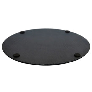 Plato Redondo de Piedra Pizarra 25cm Elegancia y Alta Durabilidad Disfruta durabilidad y elegancia en cada comida. ¡Haz tu pedido ahora y transforma tu mesa!-3