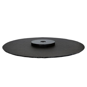 Plato Giratorio de Piedra Pizarra para Pizza Wayu Alta Durabilidad y Estilo Mantén tus pizzas calientes y disfruta de su diseño elegante. ¡Haz tu pedido ahora!-3
