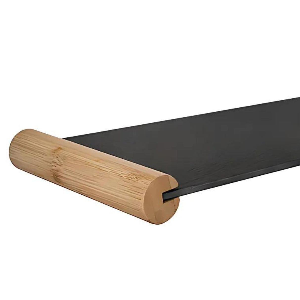 Tabla de Piedra Pizarra 48cm Wayu con Mango de Madera Alta Durabilidad y Estilo. Disfruta de su elegancia y funcionalidad. ¡Haz tu compra ahora!-2
