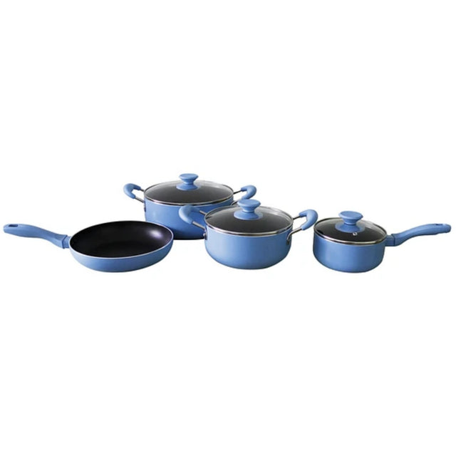 Bateria Cocina Granito Antiadherente 7 Pcs Keep Lavender. Ideal para cocinar sin que se pegue. ¡Compra hoy y transforma tu cocina!-1