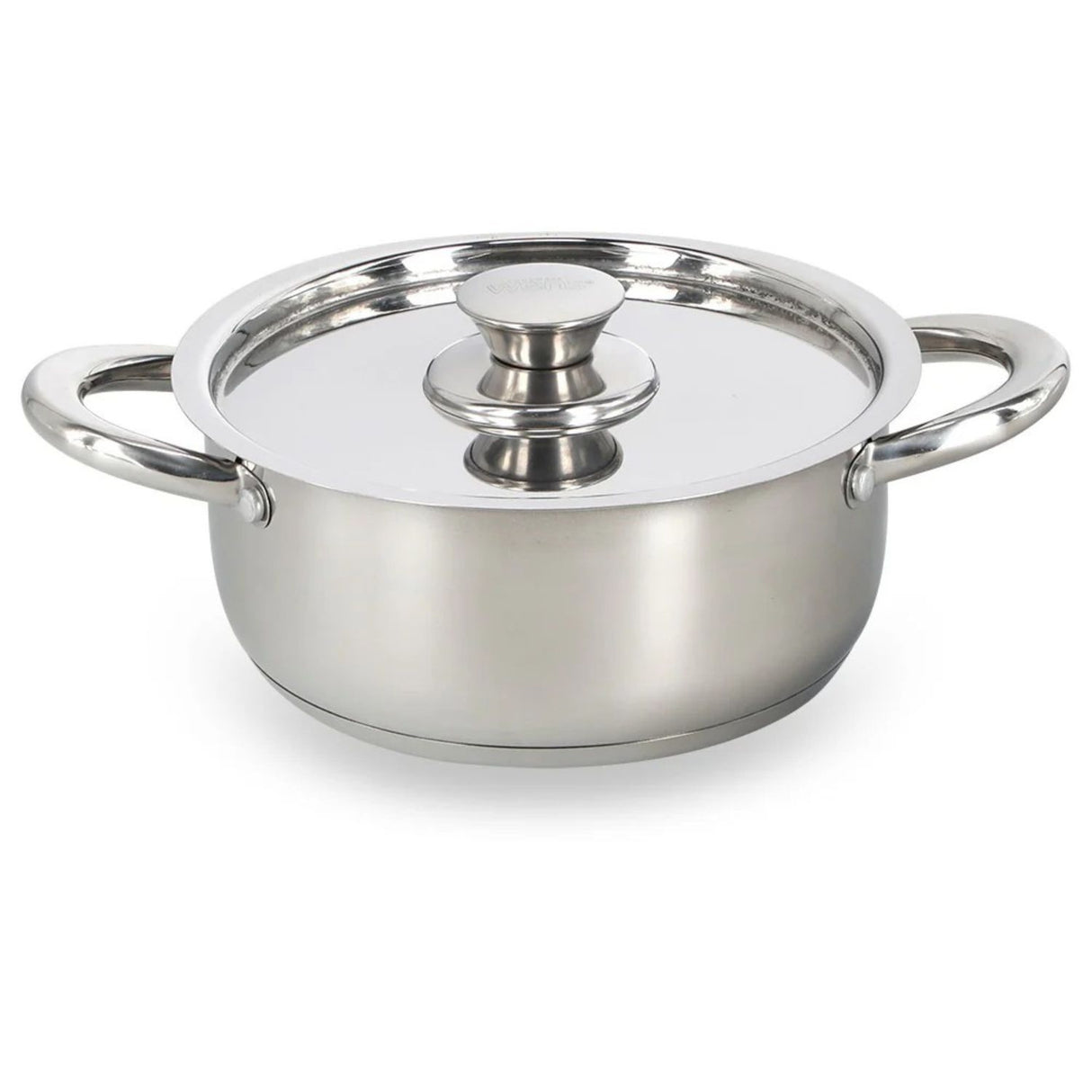 Batería de cocina Wens de 6 piezas en acero inoxidable pulido, con fondo difusor de aluminio para cocción uniforme. Ideal para guisos y sopas.-1-4-1-1