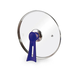 Batería de cocina Bohlier 6 piezas azul, aluminio fundido, antiadherente Pfluon Marble, tapas de vidrio templado, ideal para sopas y guisos.-1-4-1-1