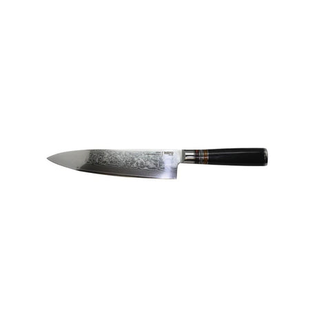 Cuchillo Damascus Black Pakka Wayu Limited 33cm Resistente. Disfruta de cortes precisos y eficientes. ¡Haz tu pedido ahora!-3