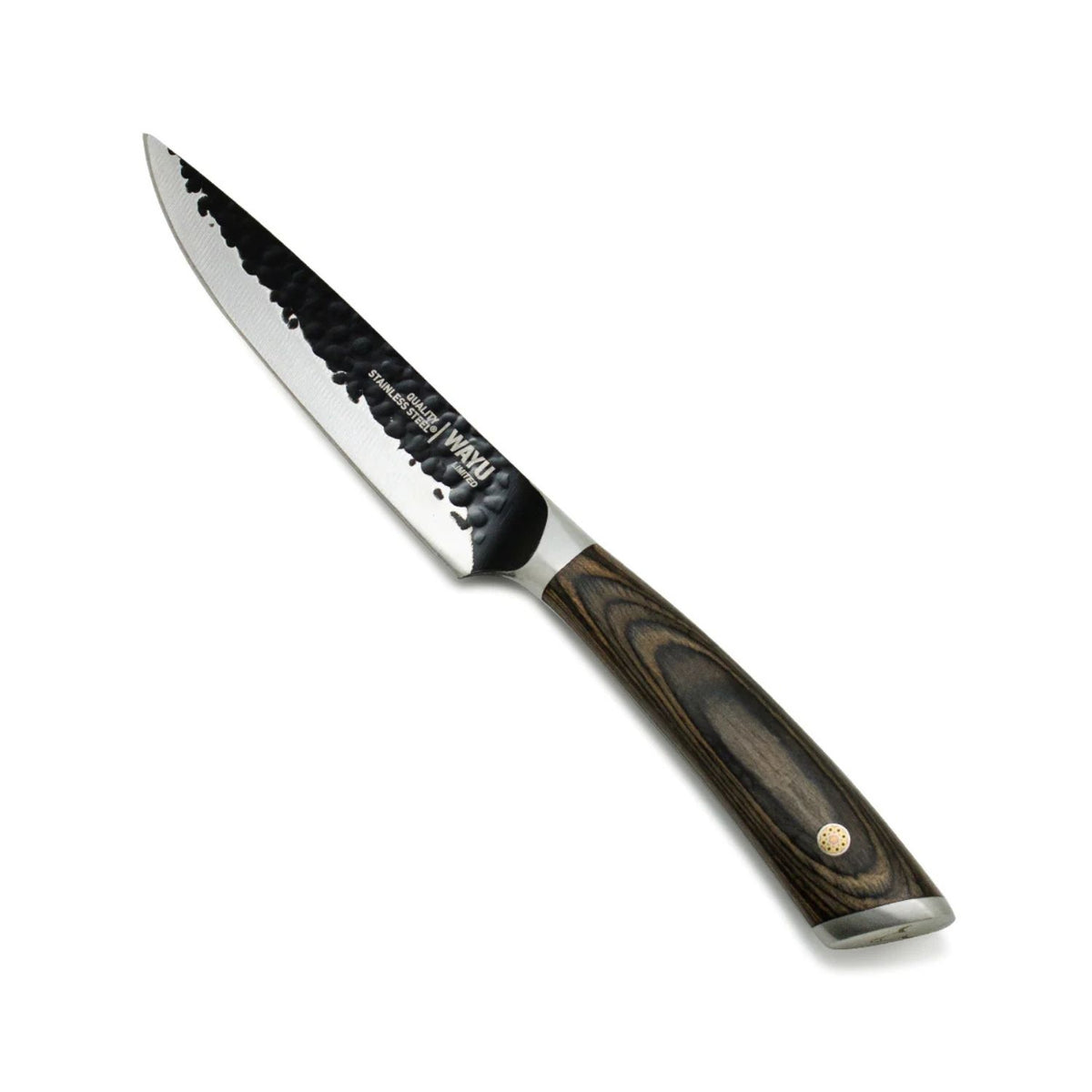 Cuchillo Hammer Mediano Wayu 25cm Acero Cocina Preciso Corte