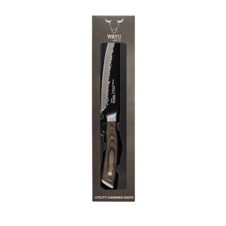 Cuchillo Hammer Mediano Wayu 25cm Acero Cocina Preciso Corte. Mejora tu experiencia culinaria con este cuchillo versátil. ¡Consíguelo ahora!-1-2