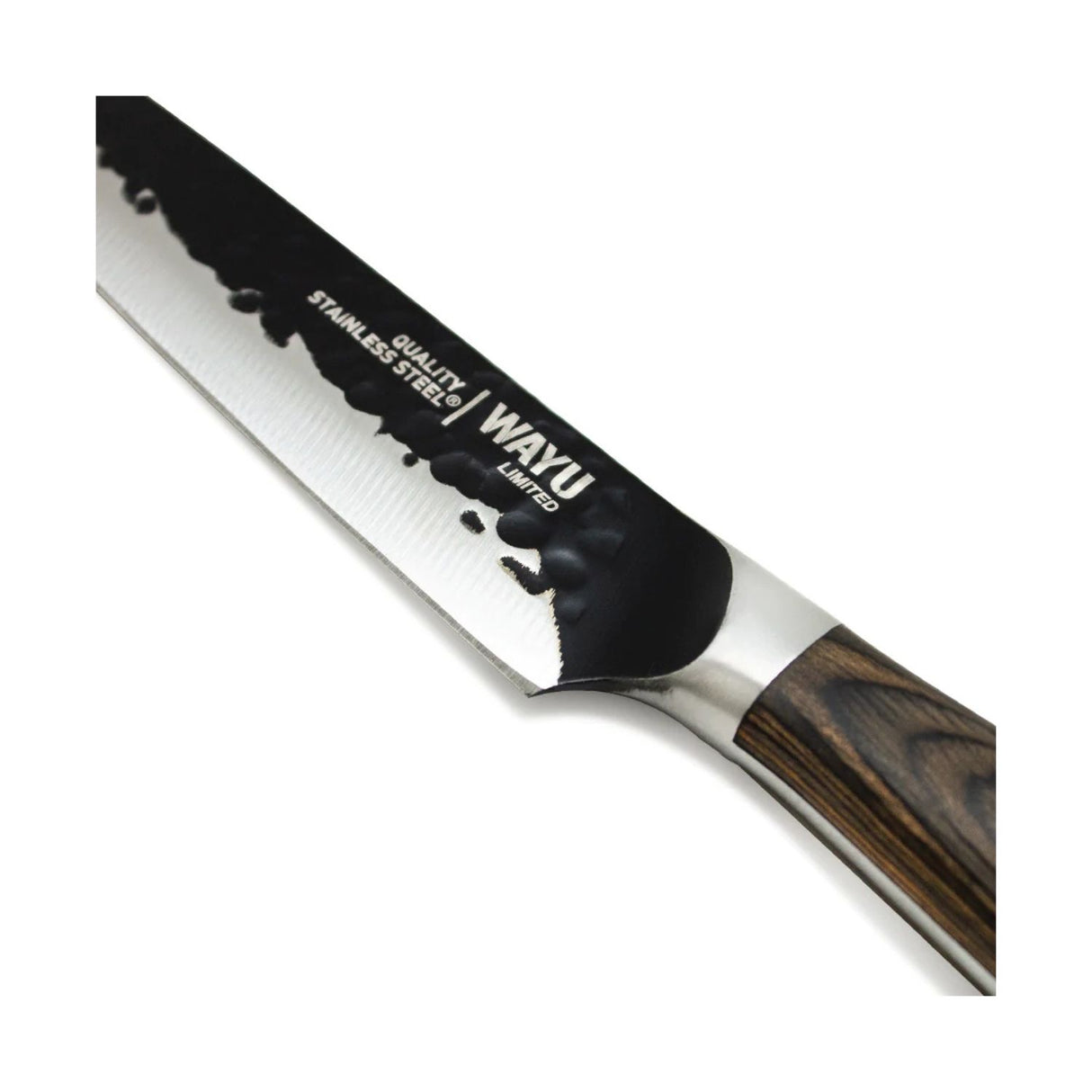 Cuchillo Hammer Mediano Wayu 25cm Acero Cocina Preciso Corte