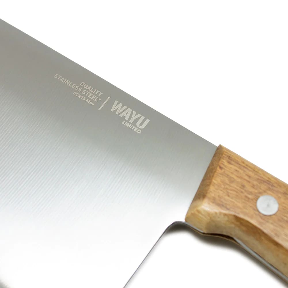 Cuchillo Hacha de Acero Inoxidable 30cm Wayu