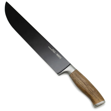 Cuchillo Parrillero Wayu Profesional 44cm Ergonómico Duradero Disfruta de cortes precisos y cómodos en tus asados. ¡Haz tu compra y mejora tu experiencia culinaria!-1