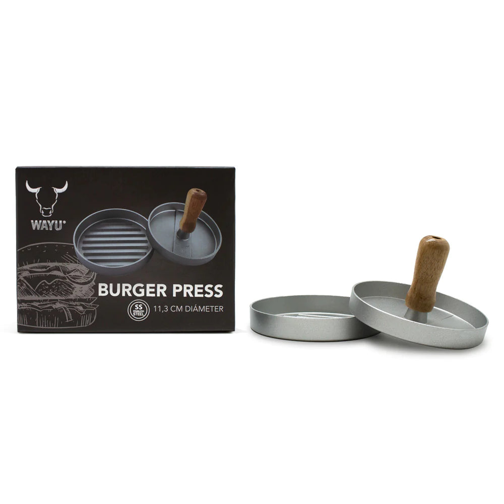 Prensa Molde Para Hamburguesas 11,3cm Cocina Wayu Asado BBQ