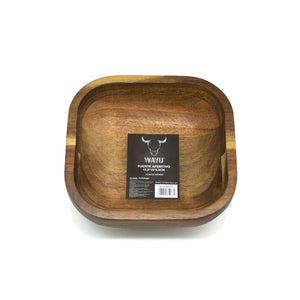 Bowl Fuente Aperitivo Madera Wayu 16x16x6cm Parrilla Quincho