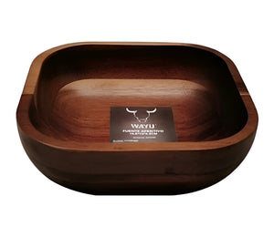Bowl Fuente Aperitivo Madera Wayu 16x16x6cm Parrilla Quincho