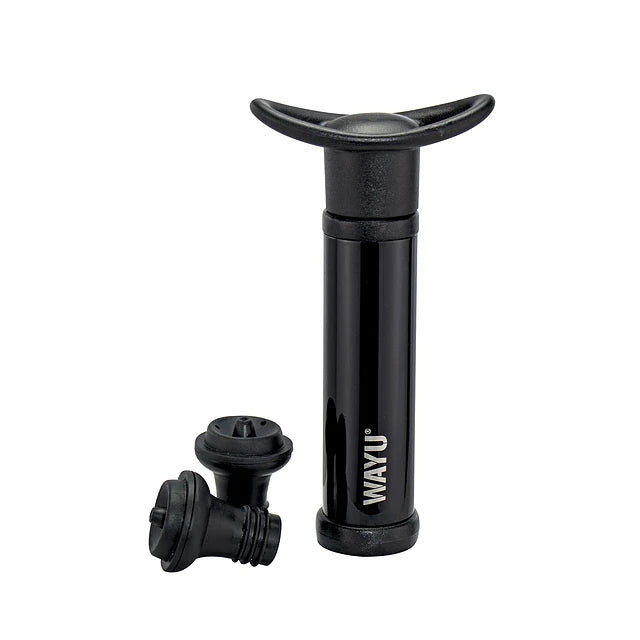 Set Sellador Bomba Vacio Vino Extractor Aire Wayu Premium