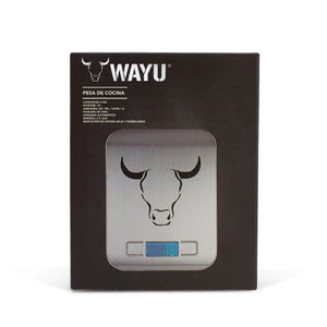 Balanza Pesa Digital 5Kg Wayu Metálica Cocina Alimentos