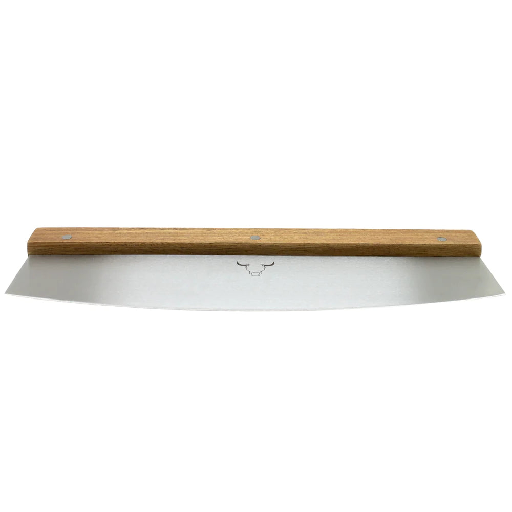 Cortador De Pizza Madera Y Filo Acero 35 cm Wayu