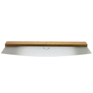 Cortador De Pizza Madera Y Filo Acero 35 cm Wayu